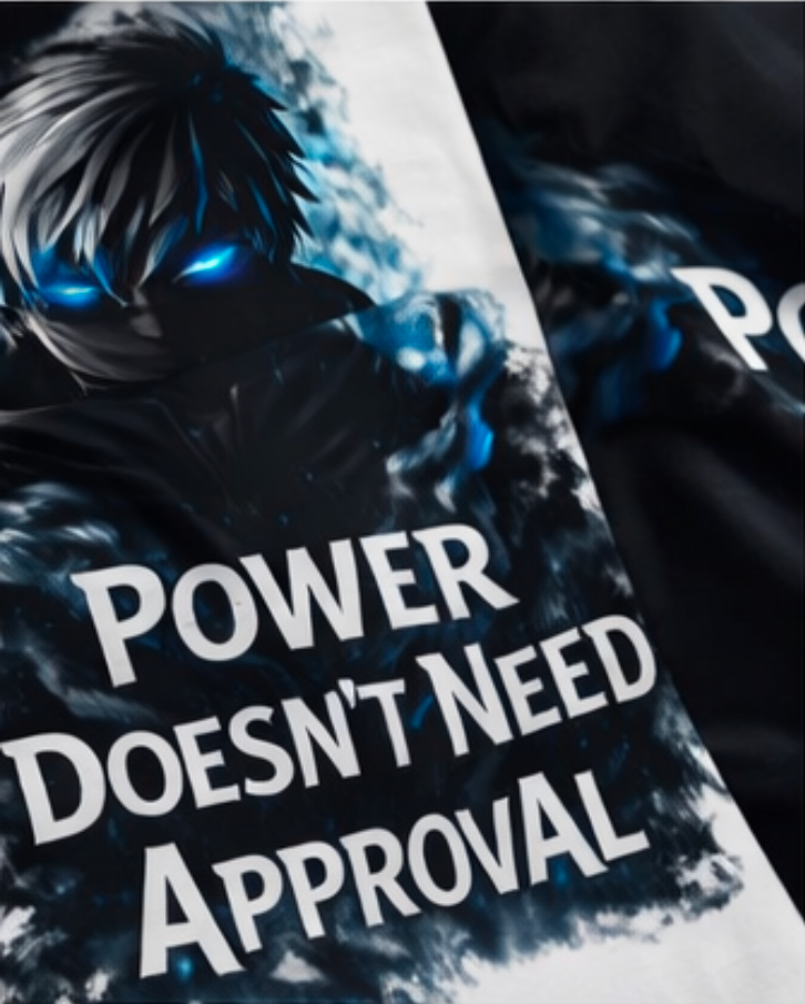 "Power Unlocked Oversized Anime Streetwear Tee – Premium Fit | Limited Drop