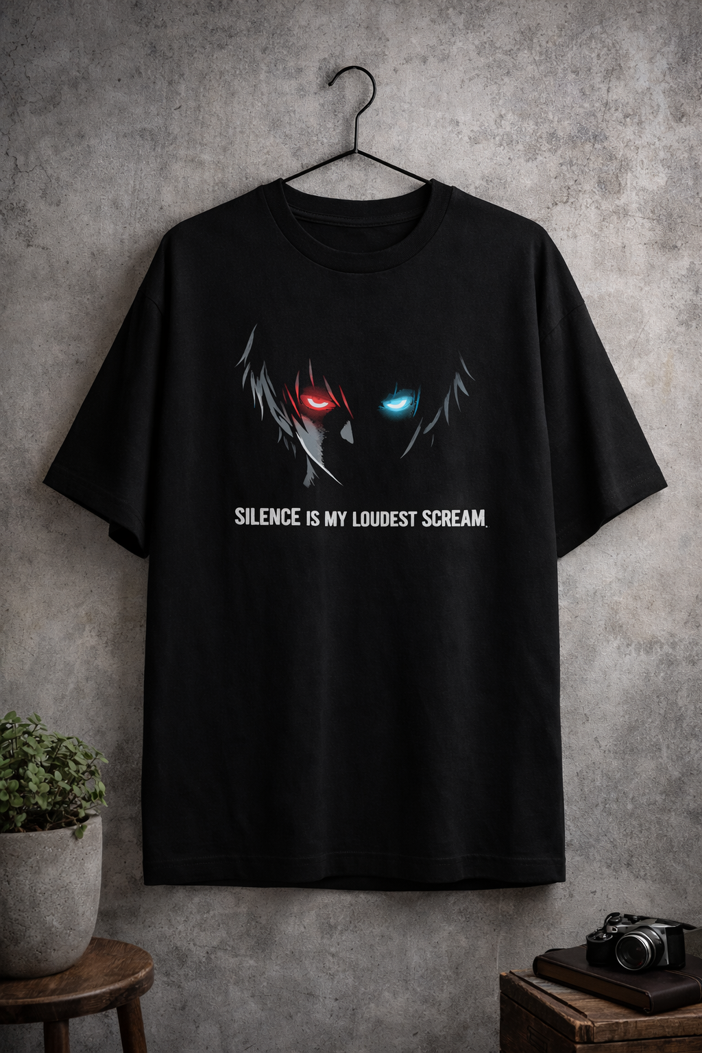 Oversized Anime Streetwear Tee – Premium Fit | Limited Drop shadow rag