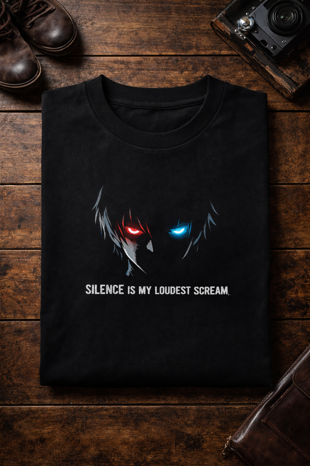 Oversized Anime Streetwear Tee – Premium Fit | Limited Drop shadow rag