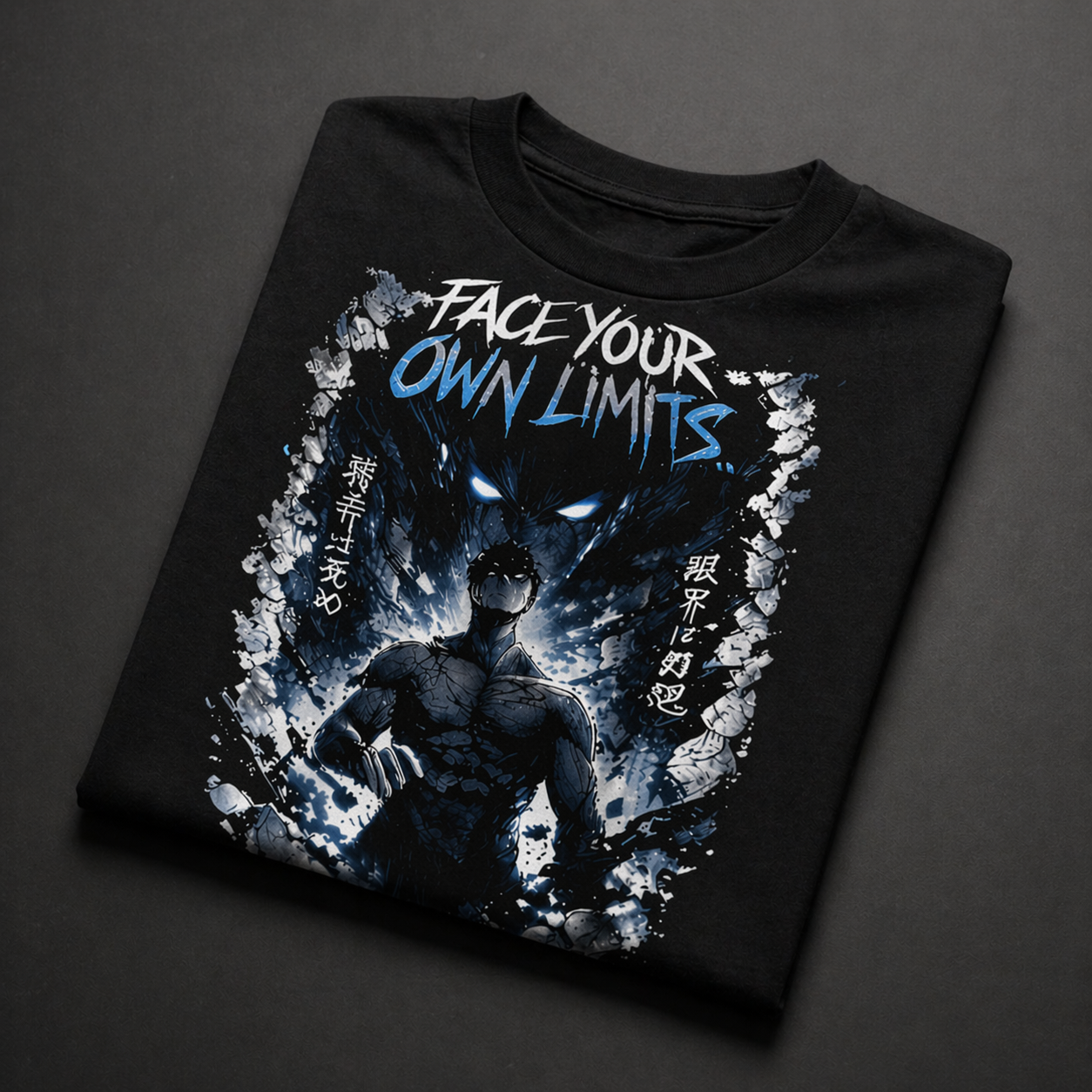 Face Your Limits Anime Oversized T-Shirt | Premium Cotton Streetwear